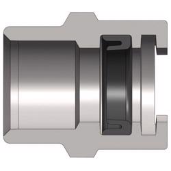 4NF8-SS Dix-Lock™ N-Series Bowes Interchange Female Thread Coupler 4NF8-SS 316 Dix-Lock™ N-Series Bowes Interchange Female Thread Coupler